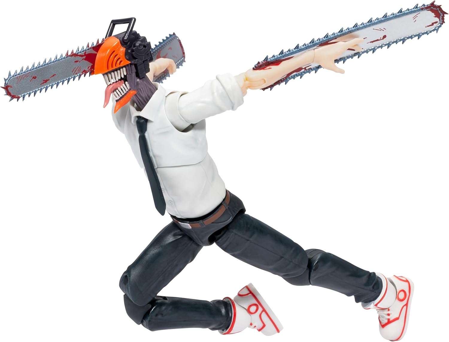 Total Anime Chainsaw Man - 6.5-Inch Figure with Alternate Head and Arms Plus Swappable Mouthpiece