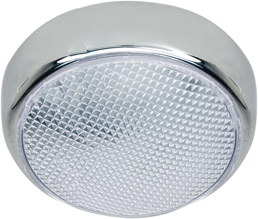 Perko Surf Mnt LED Dome Light W/O On/Off Chrome
