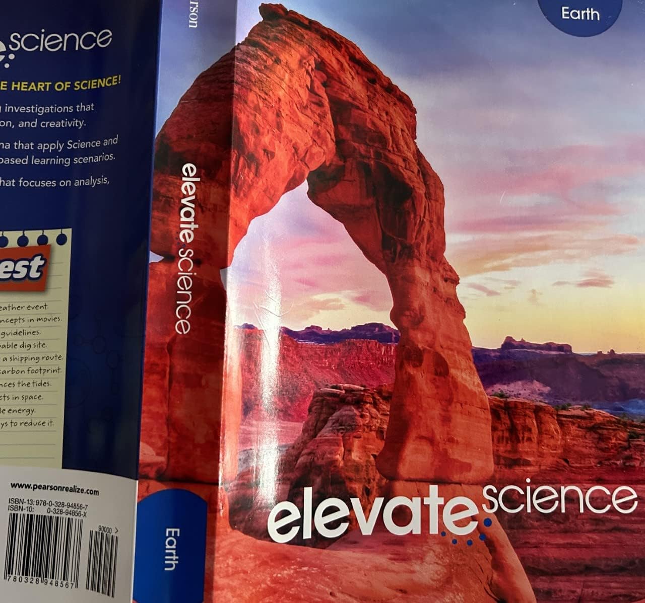 ELEVATE MIDDLE GRADE SCIENCE 2019 EARTH STUDENT EDITION