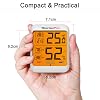 ThermoPro TP53 Dokunmatik ve Işıklı Ekranlı Dijital Termometre, Yüksek Hassasiyetli İç Mekan Nem Ölçer, Hava Konfor Göstergeli Higrometre, Tüm Zamanlar/24 Saat Kayıt, Manyetik Standlı