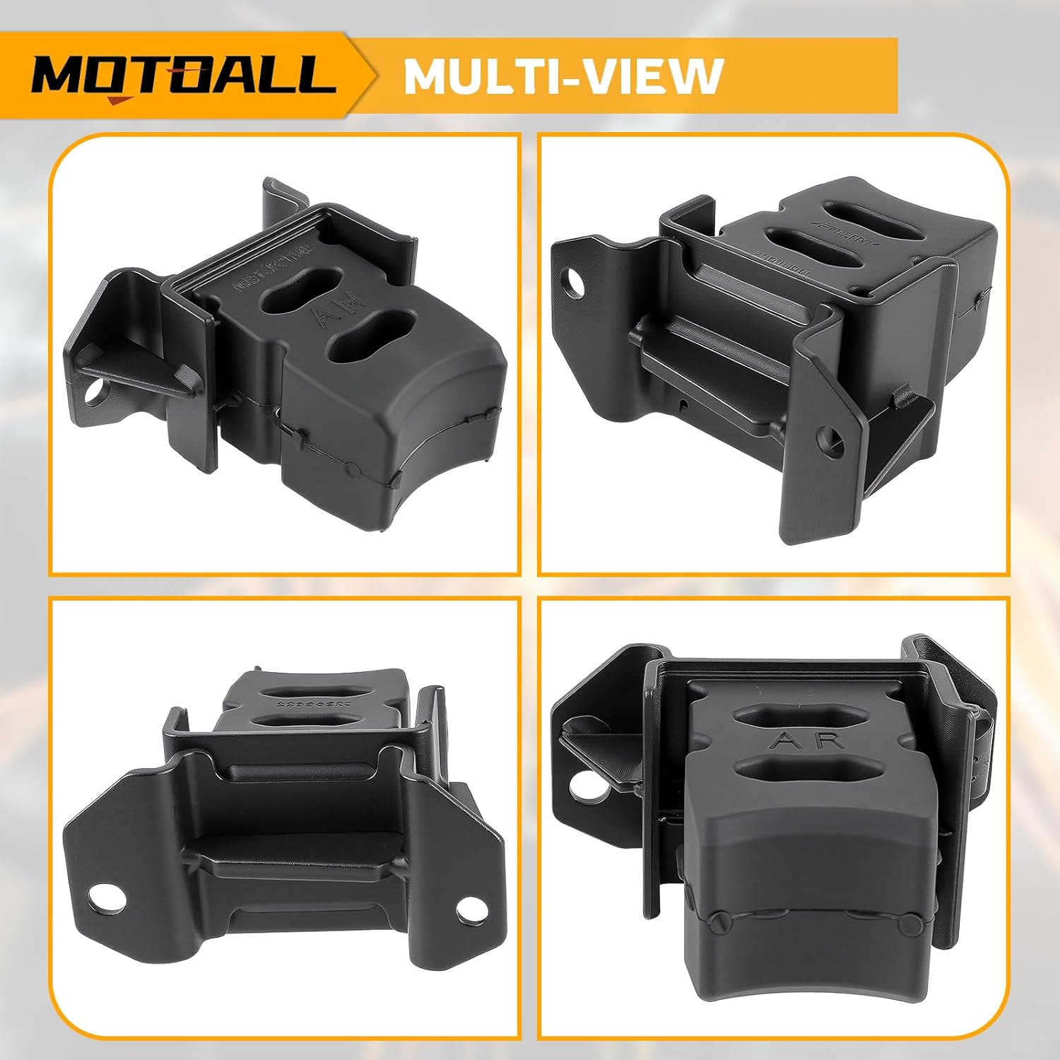 MOTOALL Pair of 48036-60011 Rear Axle Bump Stop Cushion Left&Right Side Fit for Toyota 4Runner for Lexus GX470