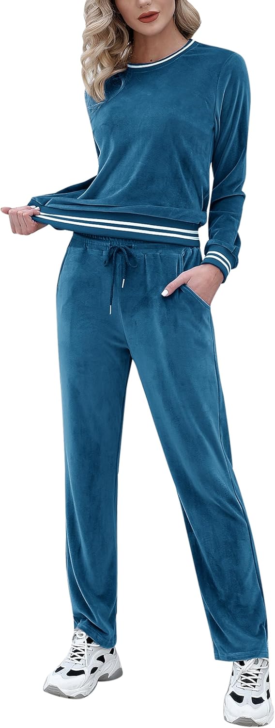 Totatuit Women's Sweatsuit Set Velour Long Nigeria Ubuy