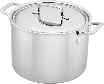 Demeyere 5-Plus Stainless Steel 8-qt Stock Pot