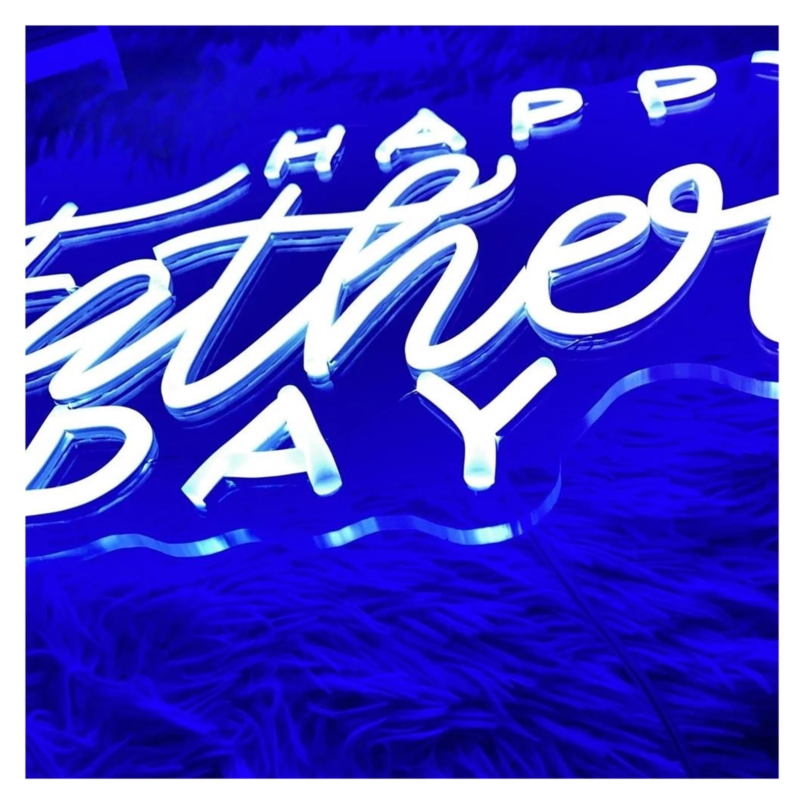 Insegna al Neon LED Insegna Al Neon A Dimmerabile Con Scritta Happy Father's Day Per La Festa Del Papà, Decorazione Da Parete Per La Stanza La Camera Da Letto, 50cmx29cm
