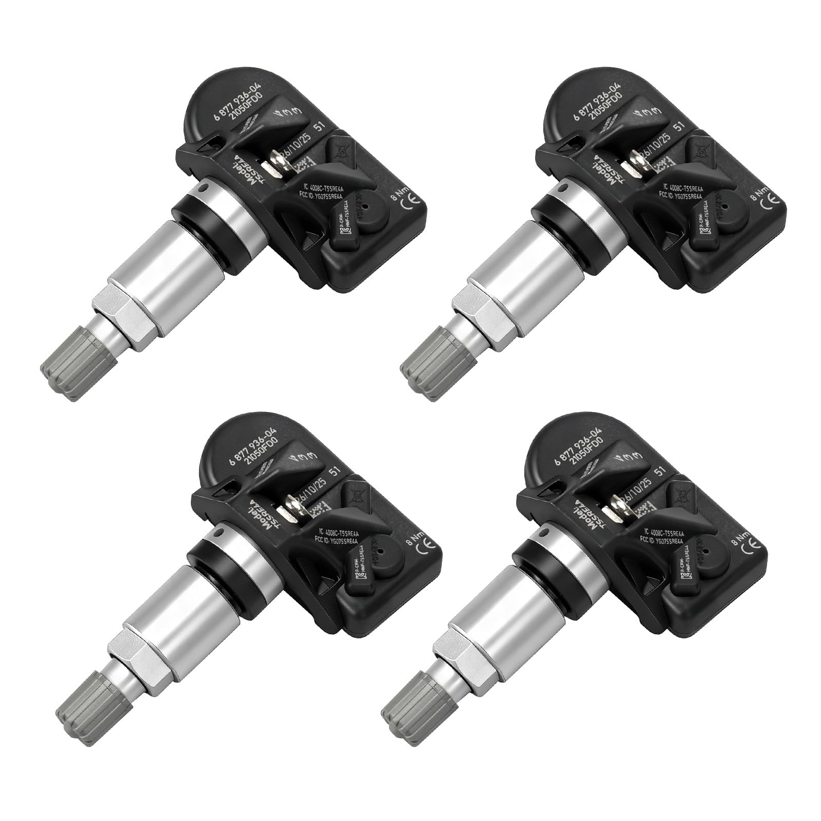 Sensore di Pressione dei Pneumatici Compatibile con BMW 5er G30 G31 F40 3er G20 X3 G01 X5 G05 RDKS TPMS Compatibile con 7er G11 G12 G70 X1 U11 X4 F98 G02 X6 F96 G06 X7 G07 36106877936