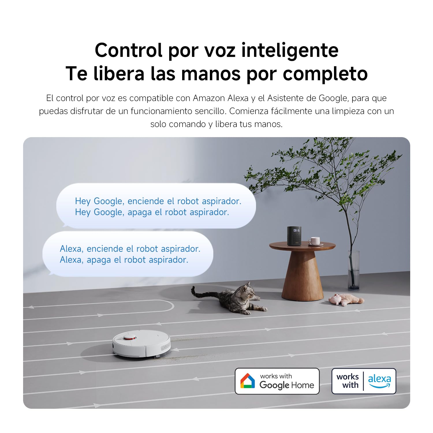 XIAOMI Robot Vacuum S40C, Aspirador y fregona 2 en 1, 5000Pa de succión, navegación Inteligente LDS, Recarga automática, Compatible con Suelos Duros y alfombras de Pelo Corto — view 11