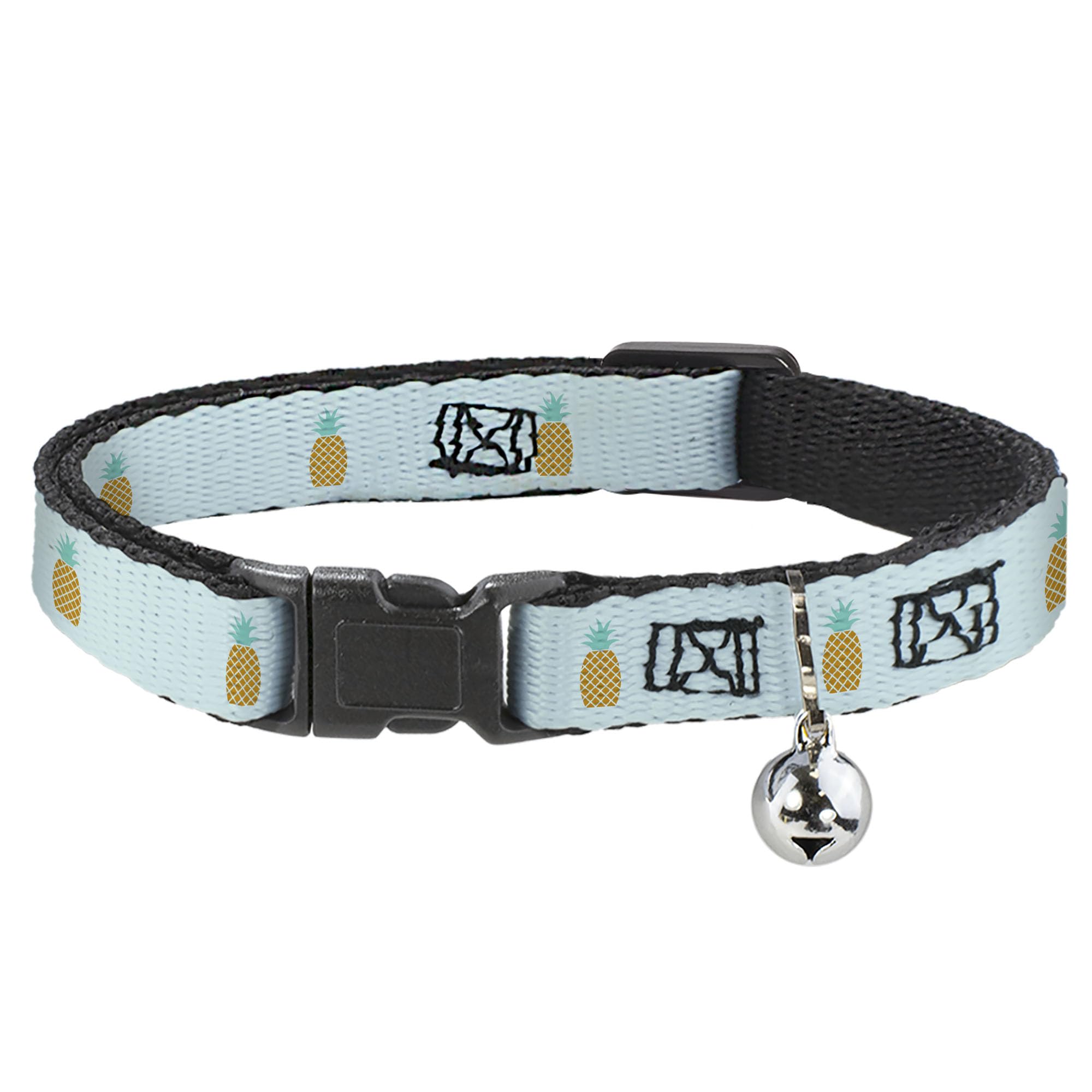 Collar para gato antiahogo de piñas con cierre de seguridad