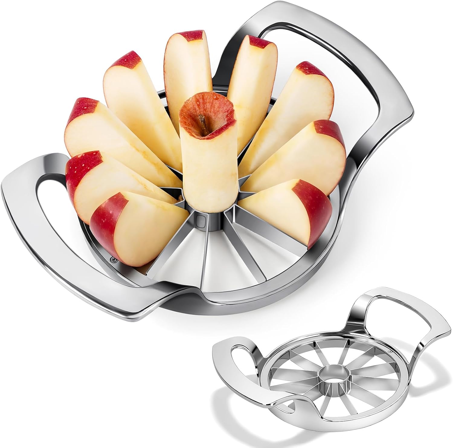 12-Blade Large Apple Slicer Cutter for 4 Inches Fruit