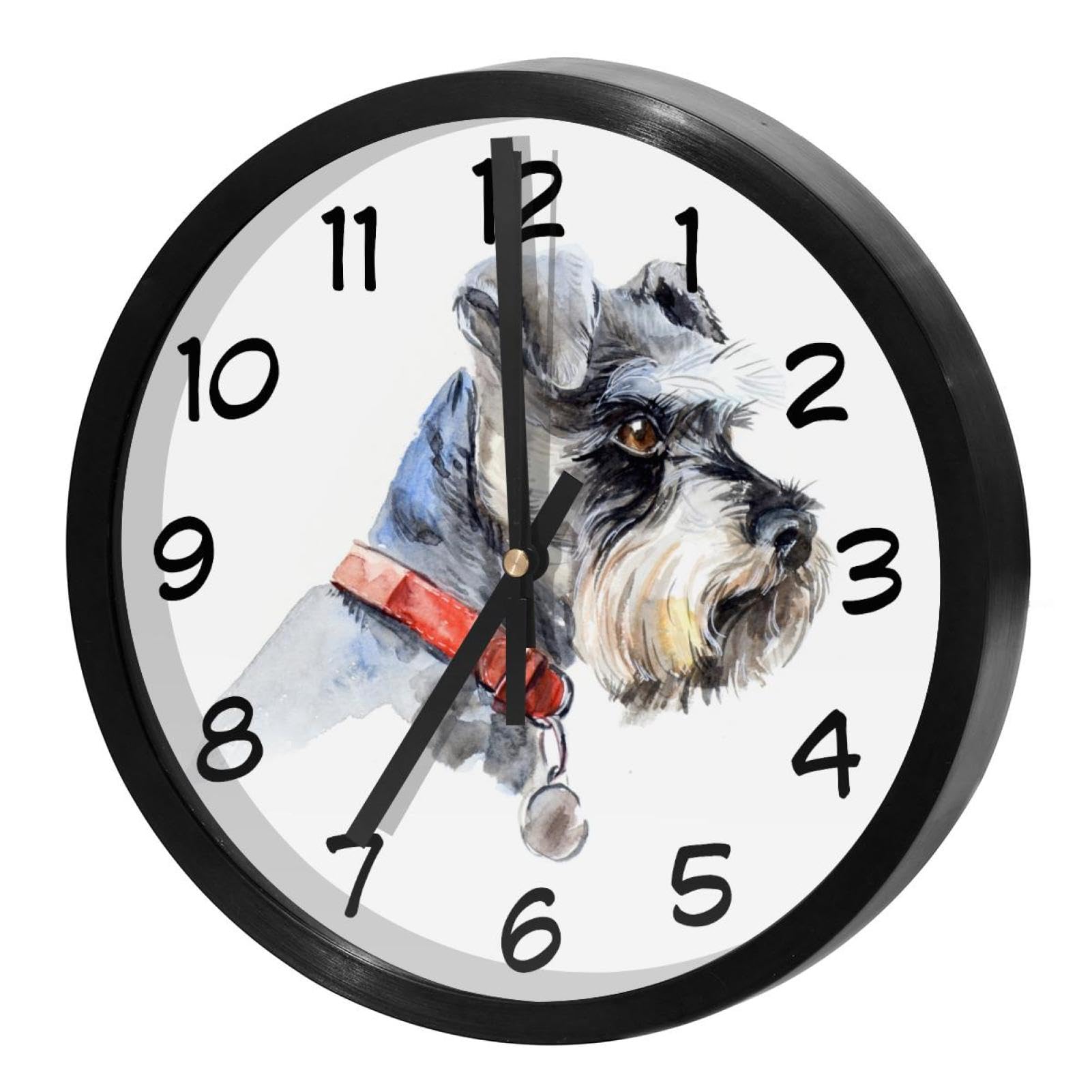 Horloge murale à quartz sans tic-tac ronde et silencieuse à piles