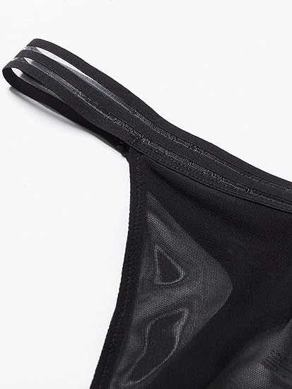 HUGO 3 PACK STRIPE - Perizoma - black/nero