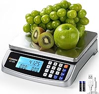 ATO GO U LC300 66lb/30kg Commercial Digital Kitchen Scale with Price Computing, 1g Accuracy, 304 Stainless Steel Platform