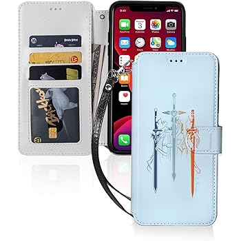Amazon ソードアート オンライン Sao グッズ スマホケース Iphoneケース 携帯カバー 手帳型 財布型ケース スマホカバー ウォレット ケース カード収納 レザーケース Icカード収納 軽量 耐衝撃 滑り防止 人気 おしゃれ 家電 カメラ オンライン通販