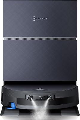 ECOVACS Deebot X12 Pro Omni Saugroboter mit FocusJet Technologie, Blast + 22000Pa, PowerBoost Plus Ultra-Schnell, OZMO Roller 3.0, ZeroTangle 4.0, max. Aufstieg von 4 cm, TruEdge 3.0, Schwarz
