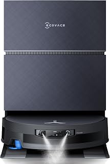 ECOVACS DEEBOT X12 Pro Omni Robot Aspirador Lavadora con FocusJet Technologie, Potencia 22000 Pa, PowerBoost Plus -Rápido, OZMO Roller 3.0, TruEdge 4.0, Ascensión MAX de 4 cm, ZeroTangle 3.0 Negro