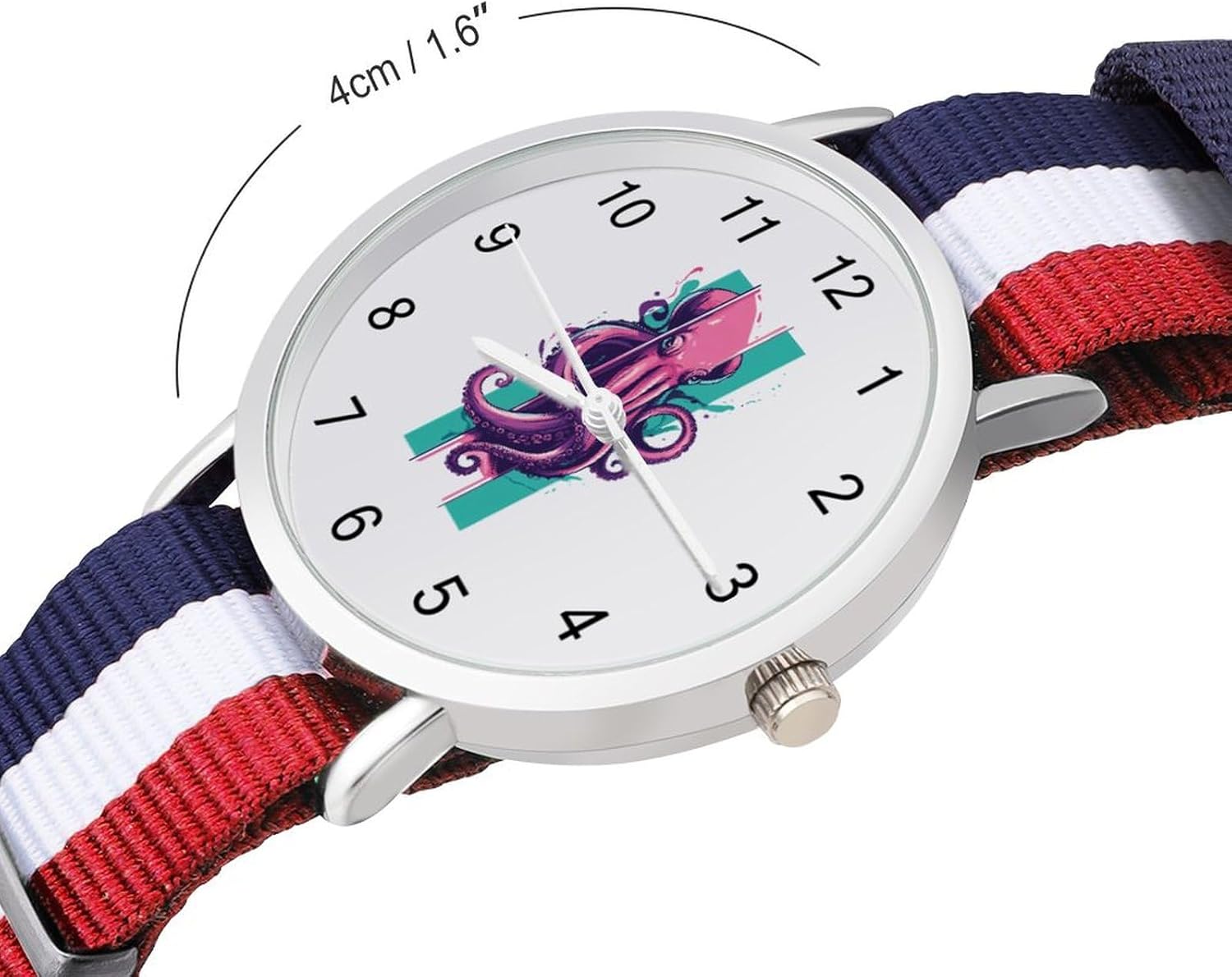 Octopuss Tentacles Monster Wrap Funny Wrist Watches for Men Women Fashion Graphic Watch for Work Workout