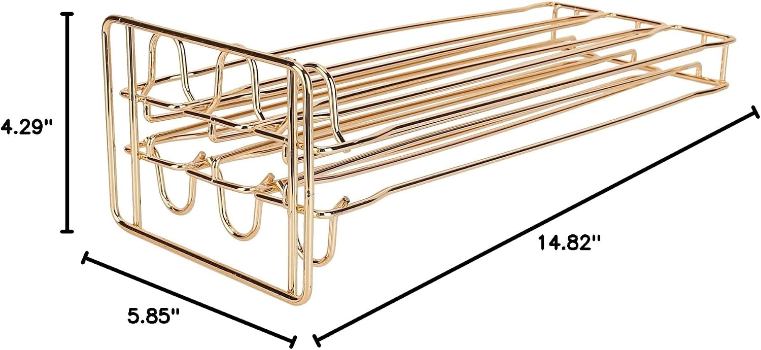 Coffee Capsule Holder, Pod Holder Organizer Coffee Capsules Storage Holder Organizer Holding 60PCS Capsule Coffee Pod Rack for Small Kitchens and Bars