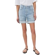 AGOLDE Women's Dame Shorts High Rise Baggy Cuff