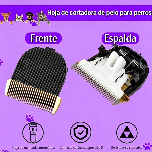Foto 3 de 7 de Perro Pelo Clipper Blade Profesionales Clippers Mascota Cuchillas De Repuesto Gato Perro Accesorio…