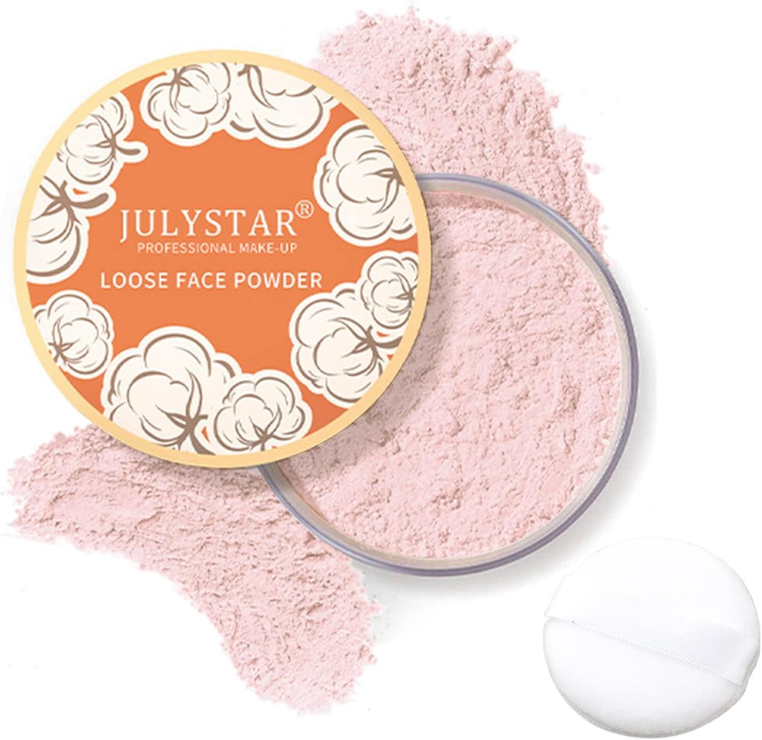 Loose Face Powder, Oil Control Face Pressed Powder, Natural Loose Baking Face Setting Powder