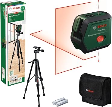 Bosch Cross line Laser UniversalLevel 2 [Gen 1] + Tripod