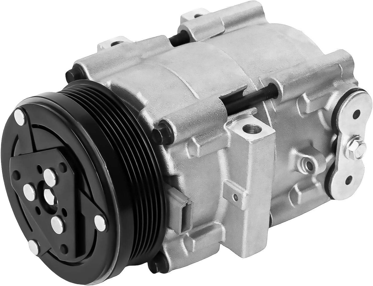 AC Compressor Fit for F-150 F-150 Heritage F-250 Super Duty F-450 Super Duty Excursion Mustang Mark LT Crown Victoria Town Car Grand Marquis, 4.6L 5.4L 6.8L, Air Conditioning Compressor with Clutch
