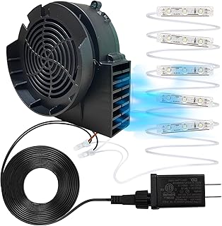 Replacement 1A Blower for Halloween Inflatables, 1.25A Adapter for Christmas Yard Blow Up Outdoor