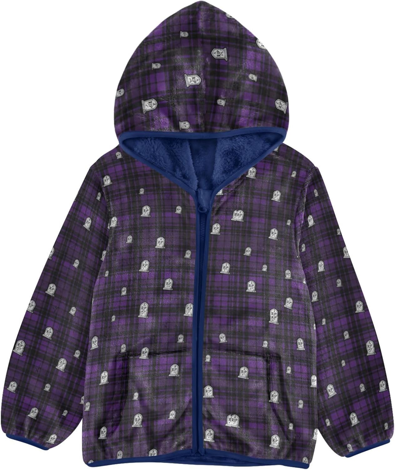 Tombstone Plaid Toddler Zip Up Jackets Outerwear Baby Boys Clothes Winter 3T