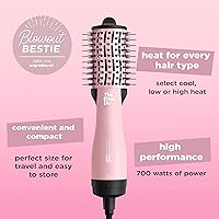 Vista 4 de INFINITIPRO by CONAIR The Knot Dr - Mini cepillo ovalado para secadora secadora de pelo y voluminizador cepillo de aire caliente