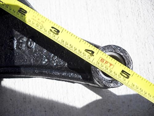 Miniatura 5 de Fugedox Paquete de 2 EQ-356 Short 6.13" Ecualizador 916 Agujero para remolque de 1 34" de ancho Pivote central