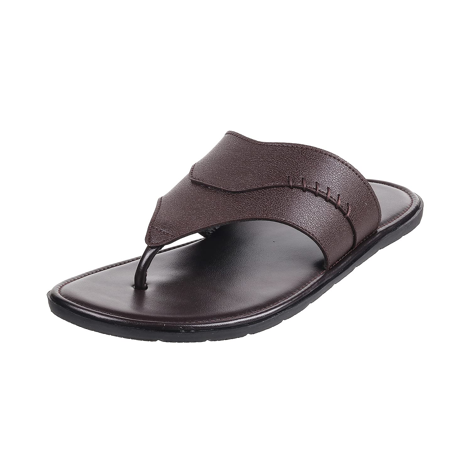 mochi Men's Faux Leather Comfy Stylish Sandals-picture-49