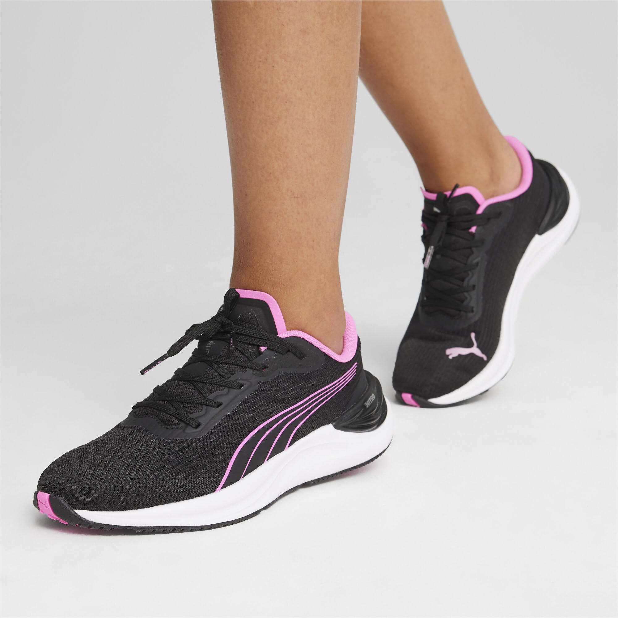 PUMA Electrify Nitro 3 WNS damskie buty do biegania szosowego, Puma Czarna Trucizna Różowy, 38 EU