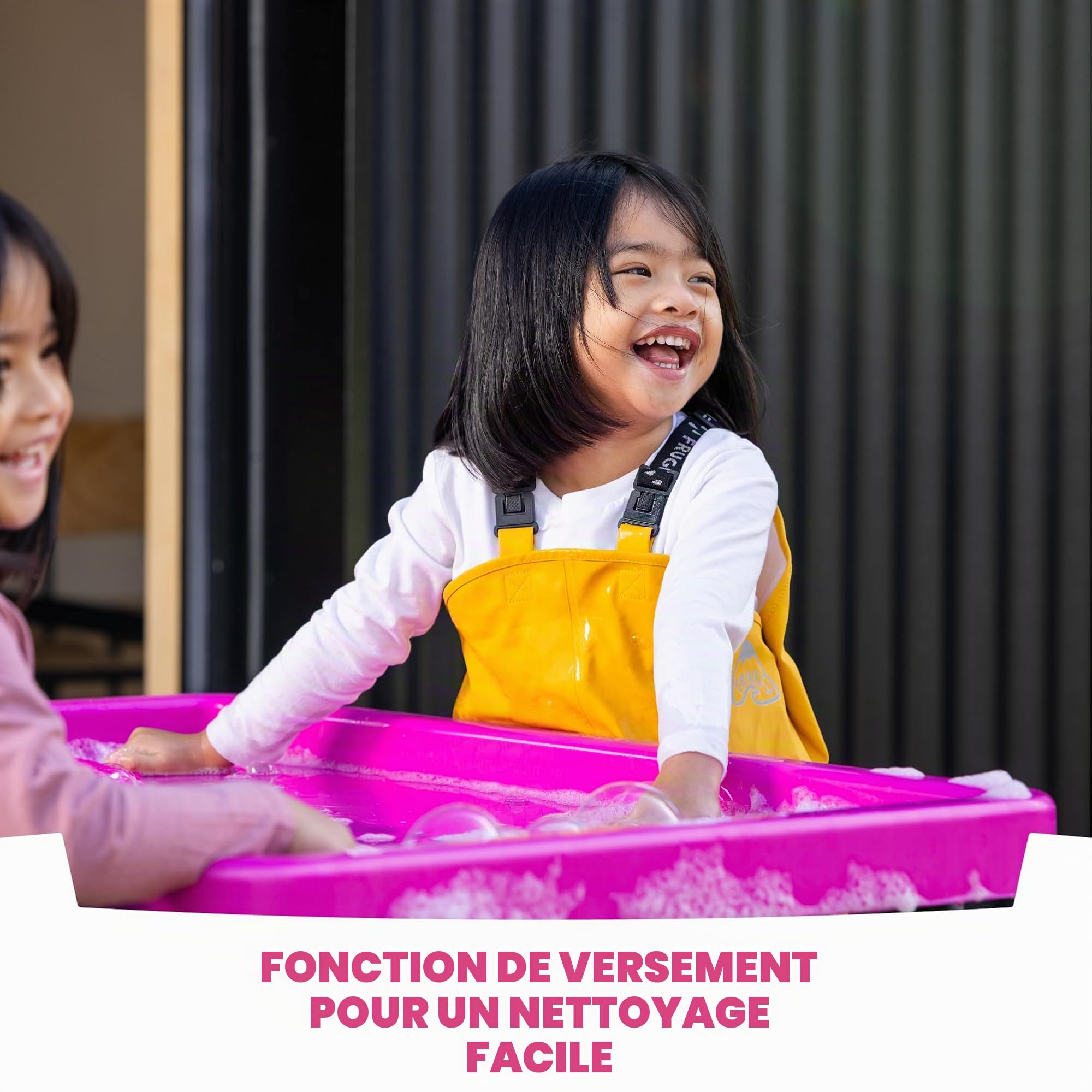 Play Tray Table d'activités sensorielles pour Enfants, Table de Jeu désordonnée, Table de Jeu pour Eau et Sable, Utilisation en extérieur et en intérieur