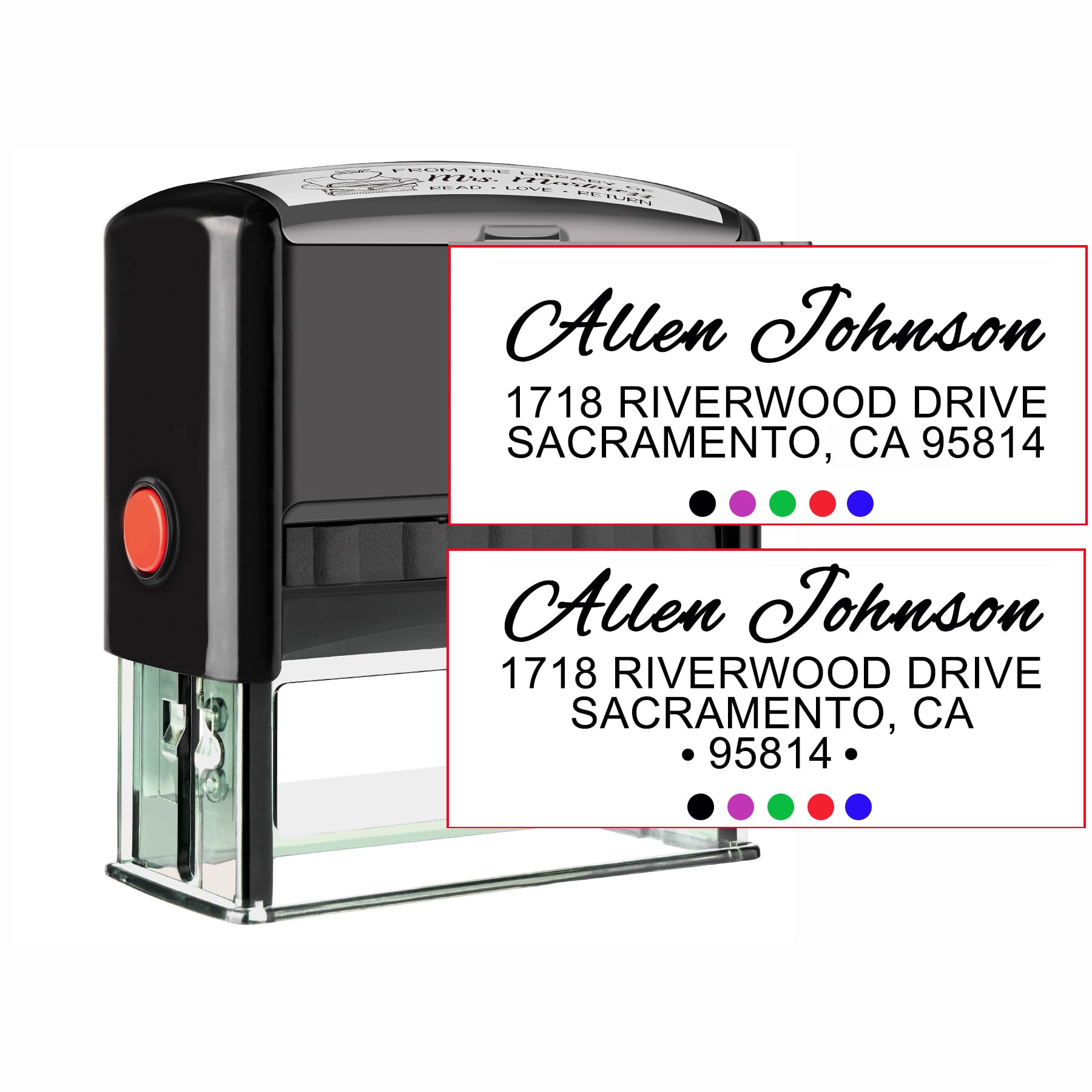 Custom Address Stamp 13