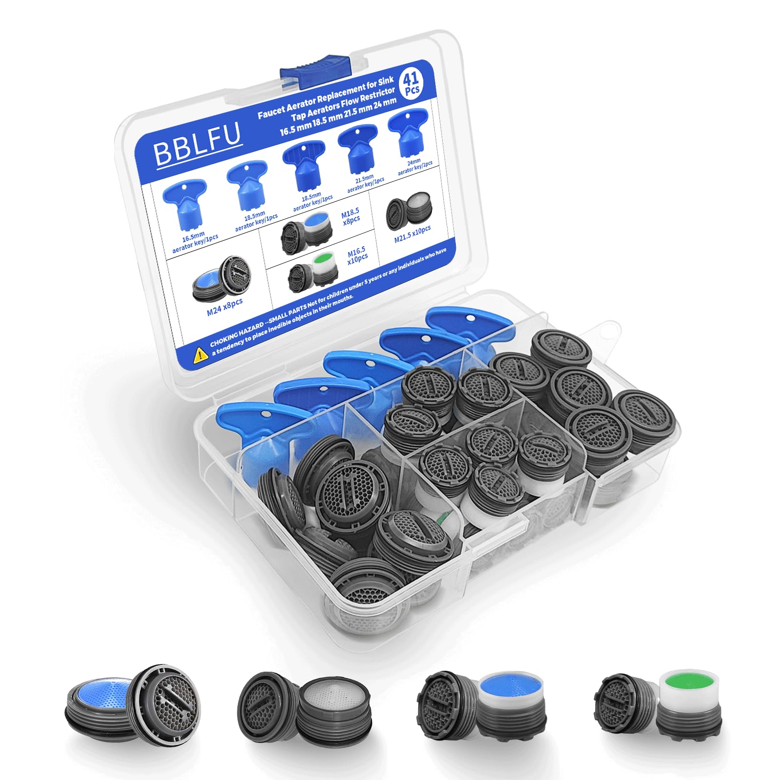 BBLFU 36Pcs Faucet Aerator Kit - kitchen fixtures | Mubboo