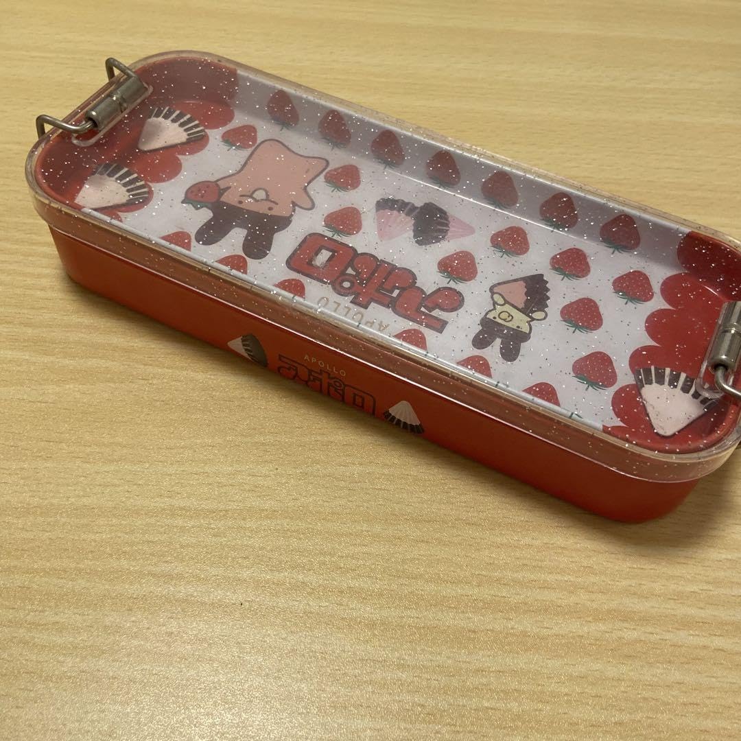 Amazon.co.jp: 平成レトロ アポロチョコ 缶ペンケース 筆箱 : 文房具