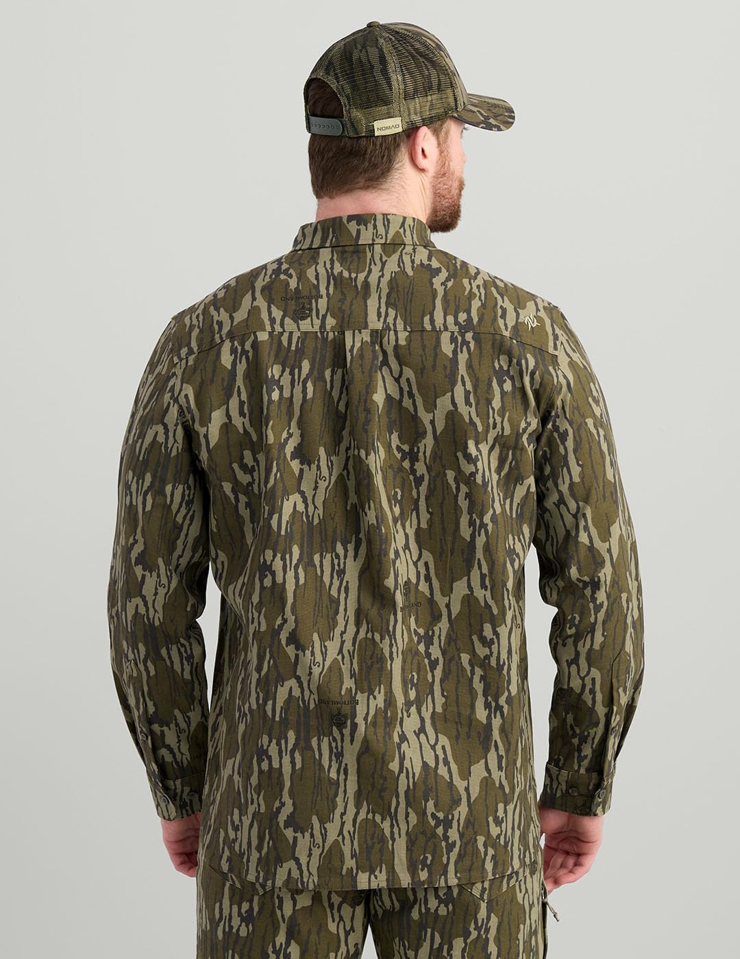 Nomad Men's Rub Line Field Shirt - Durable Long Sleeve Button-down Hunting Shirt With Advanced Performance Features
