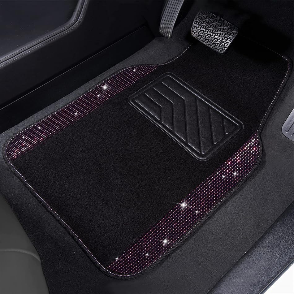 Tapis de sol voiture violet antidérapant résistant à l'eau pour VUS et auto - 2