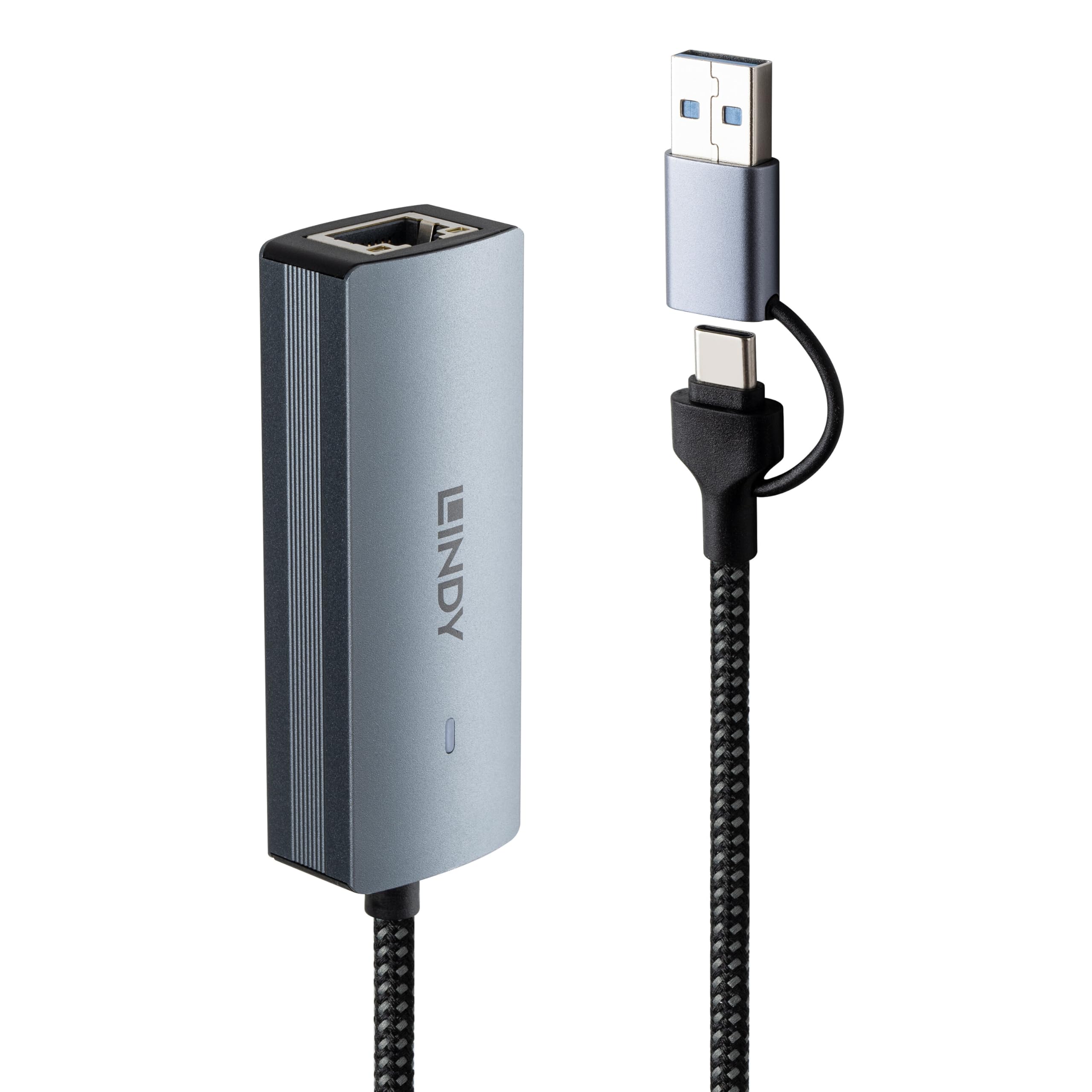 Lindy - Convertitore USB 3.2 Gen 1 a Ethernet 5G
