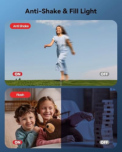 Miniatura 8 de Cámara digital para niños: cámara negra para adolescentes, regalos de cumpleaños de Navidad para niños y niñas de 8 a 10 años, juguetes para niñas