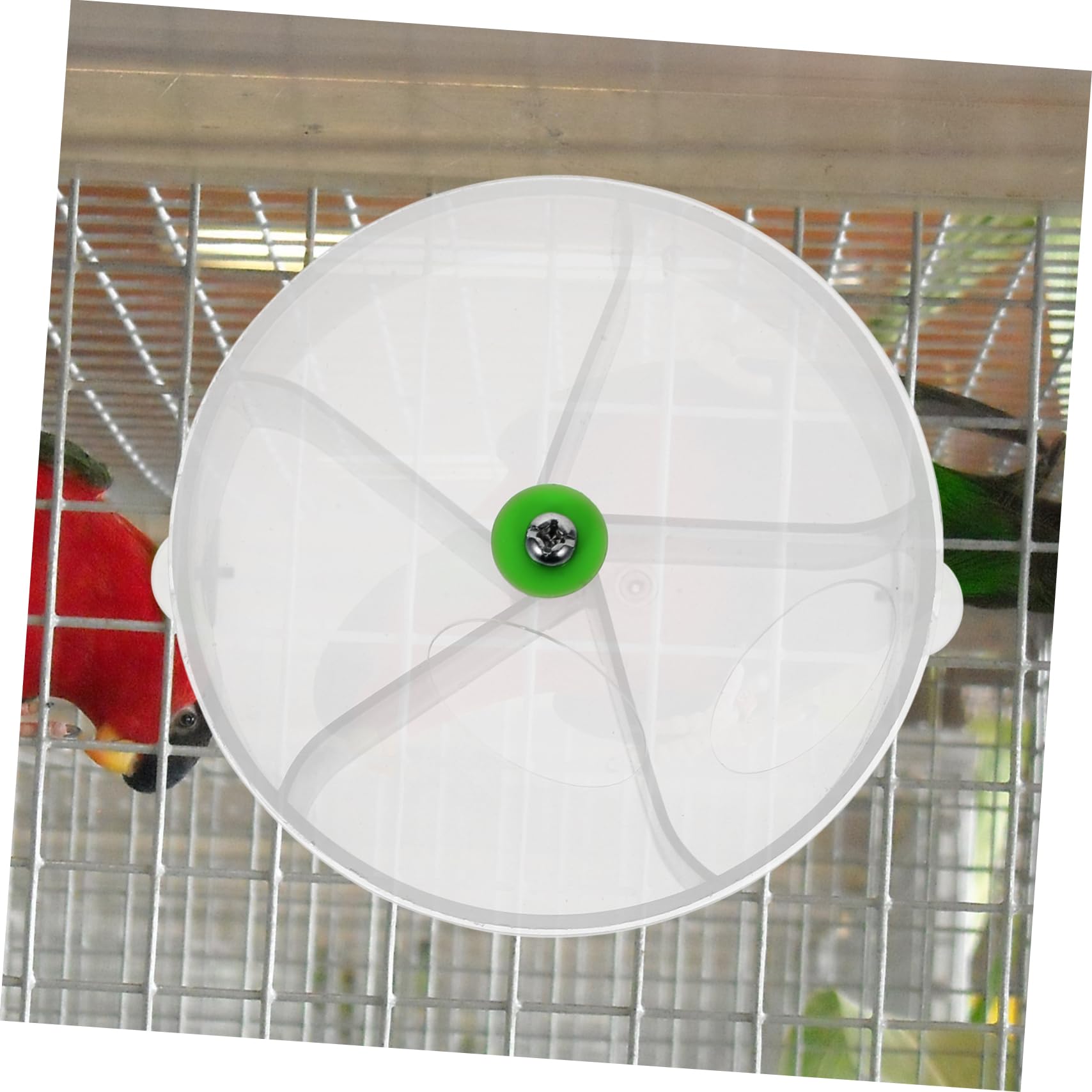 Acrylic Compartment Foraging Ball Puzzle for Parrots Durable Bird Food Container Interactive Treat Dispenser for Pet Birds Easy Installation Design - image 8