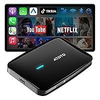 ATOTODIRECT Adattatore CarPlay Wireless Android Auto, AI Box Video 3 in 1 per Cavo OEM CP/AA