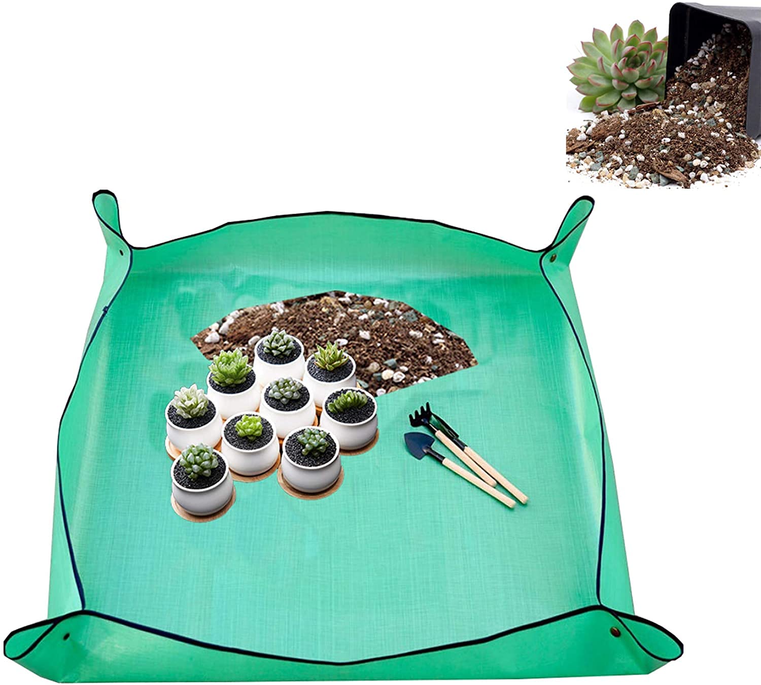 Alfombrilla Grande Para Trasplantar Plantas, Impermeable, Pl | Cuotas