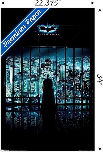 Miniatura 67 de Trends International DC Comics Movie - Póster de pared de una hoja de Batman VIew Of The City, 14.725 x 22.375 pulgadas, versión premium sin marco
