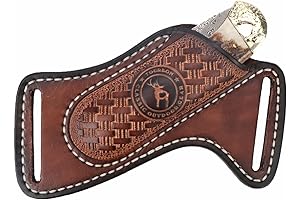 Tourbon Leather Sheath for Western Pocket Knife: Compact EDC Tools Holster
