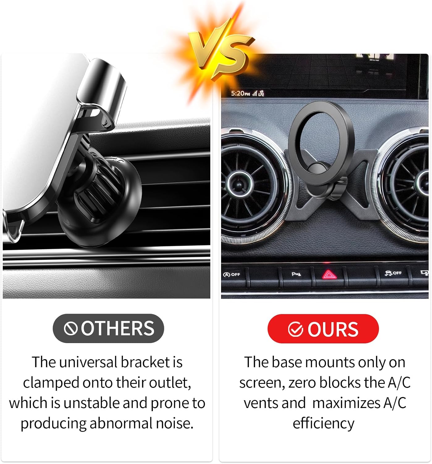 Car Phone Mount for Audi A3, S3, RS3 2014-2020 Accessories image 5