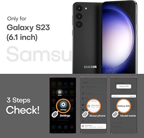 Vista 88 de Funda TOCOL [Paquete de 1+2] diseñada para Samsung Galaxy S22 Ultra, con 2 protectores de lente de cámara, parte trasera dura mate translúcida