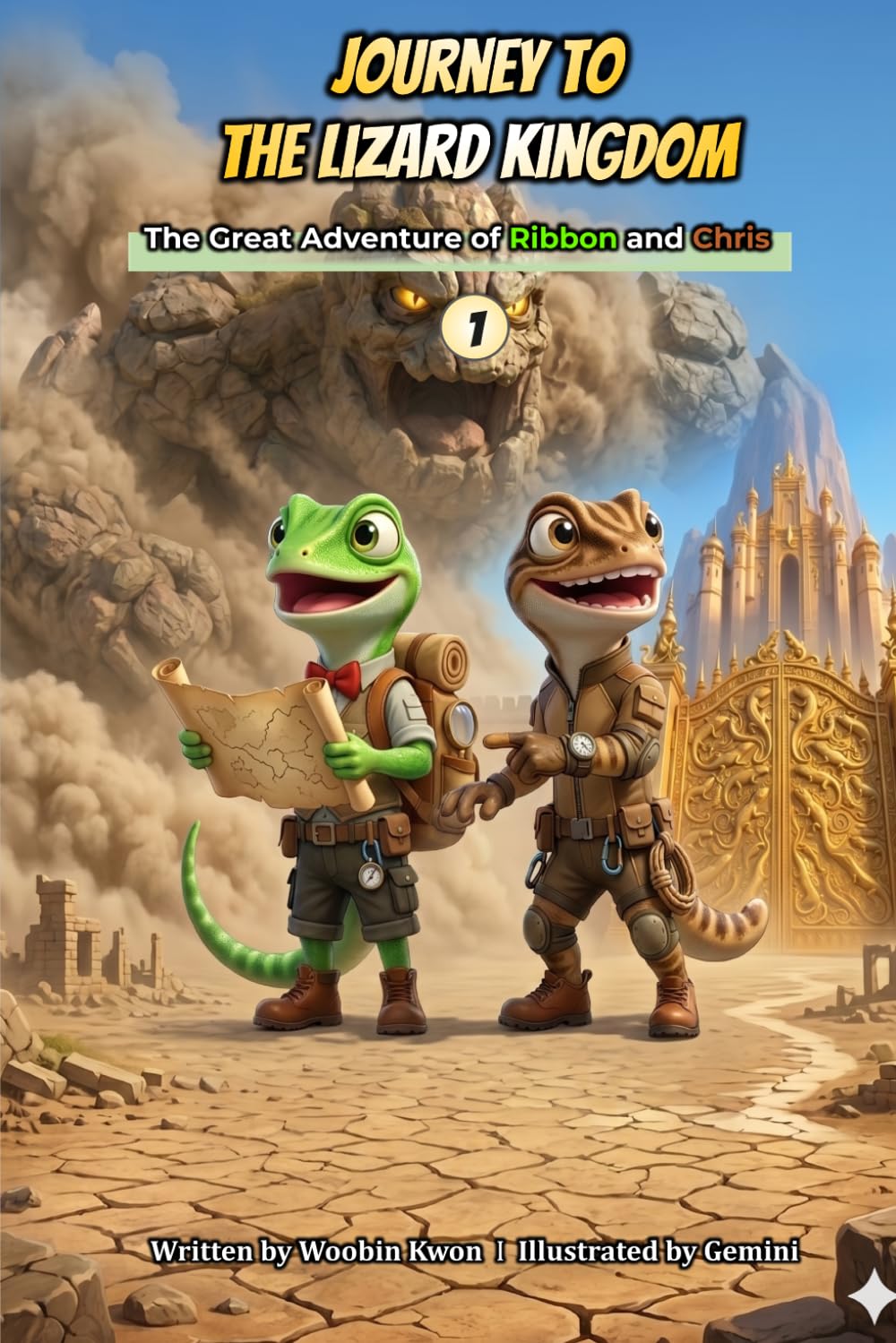 Journey to the Lizard Kingdom: A Brave Adventure with Ribbon and Chris (The Lizard Kingdom Chronicles)