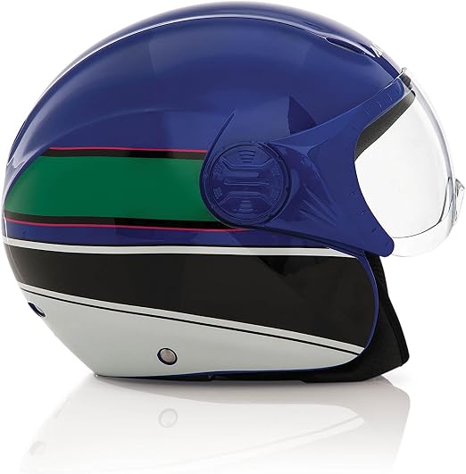 Acerbis Casco X-Jet On Bike, Blu/Verde, Xs : Amazon.it: Auto e Moto