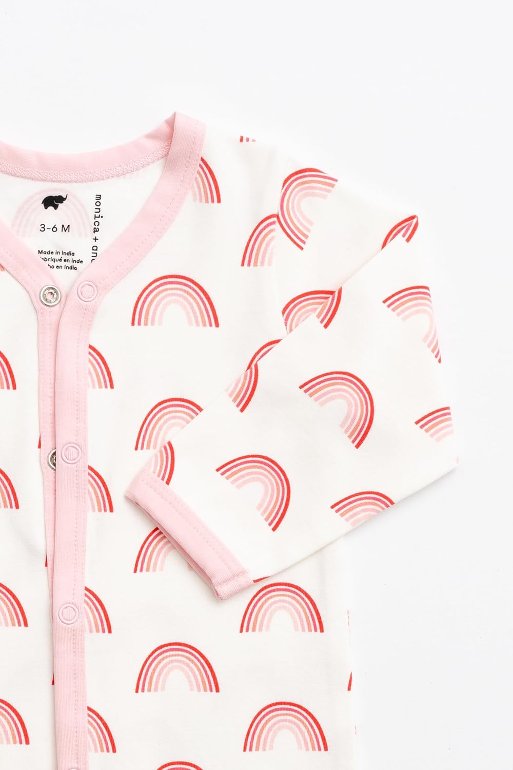 monica + andy On the Go Baby One Piece, 100% Organic Baby Clothes for Girls & Boys, Sizes For Preemie, Newborn, & Infant - Image 4