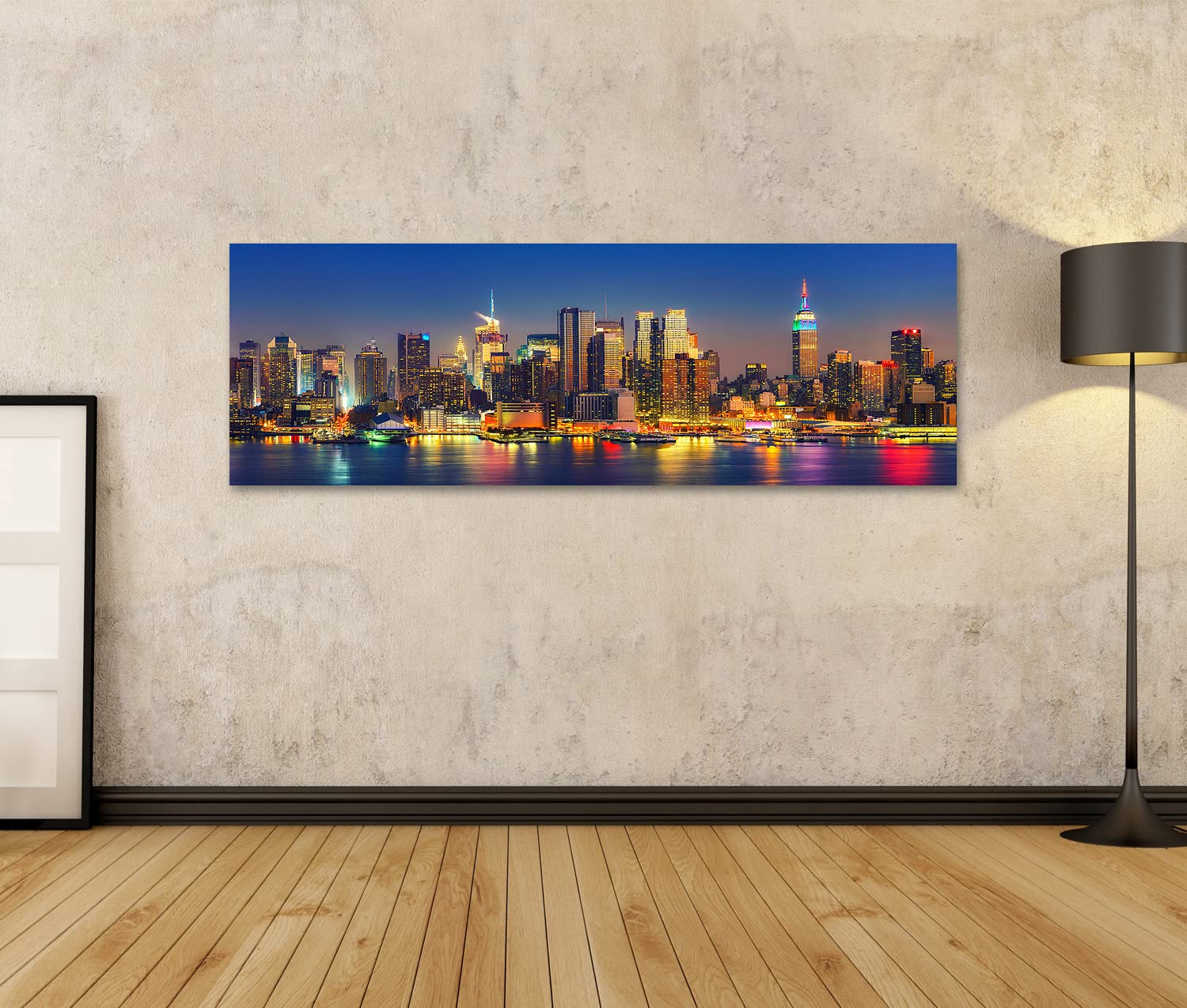 Tableau Déco Murale Toile Intissé Impression New York, Référence D-B-0006-b-m, Neuf